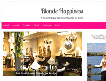 Tablet Screenshot of blondehappiness.com